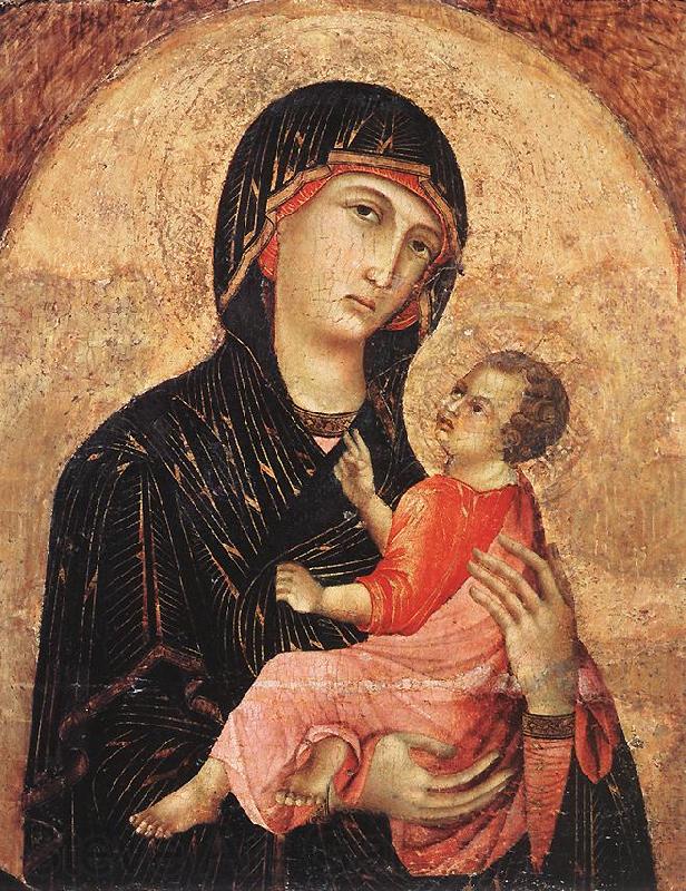 Duccio di Buoninsegna Madonna and Child (no. 593)  dfg Norge oil painting art